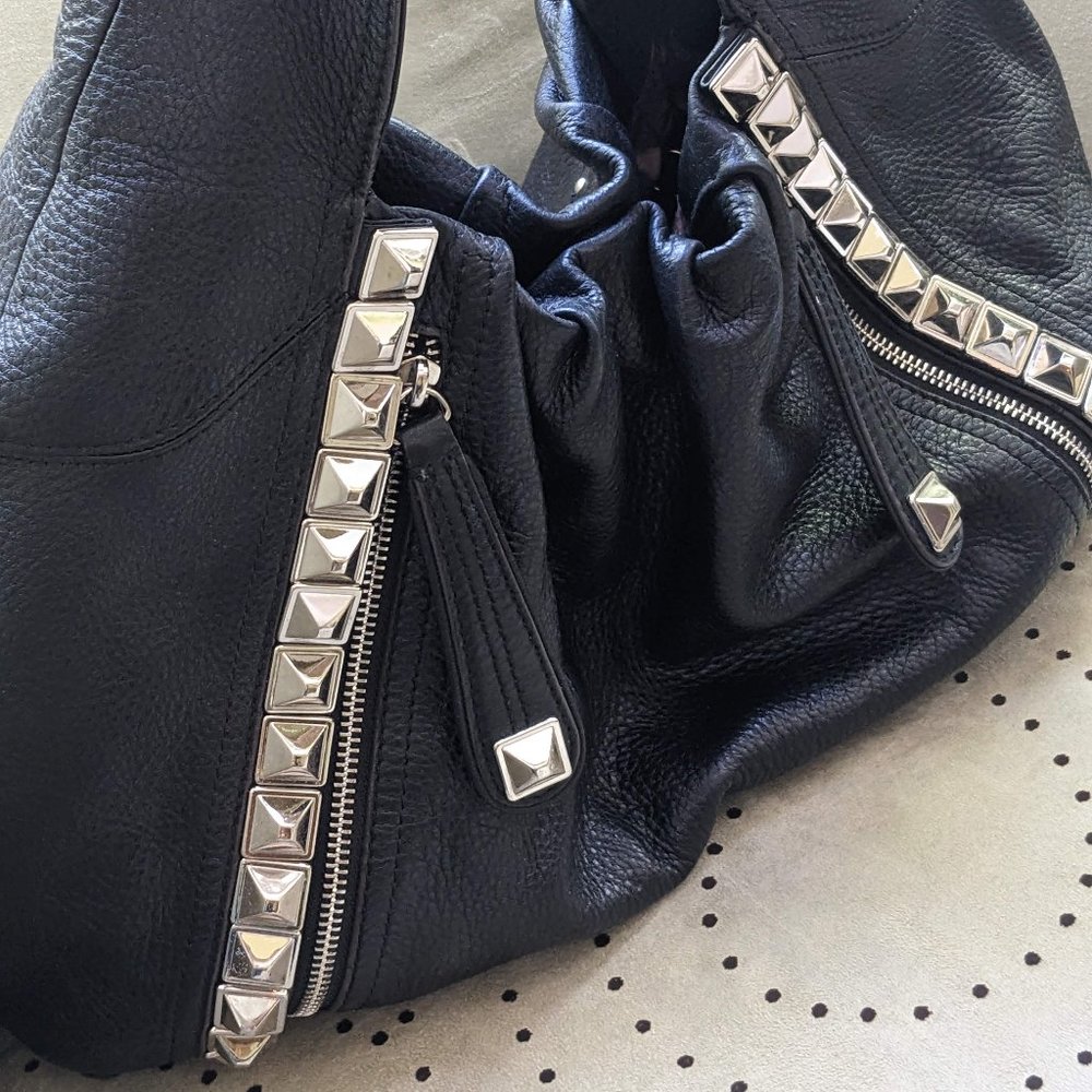 B. Makowsky Leather Shoulder Bag
